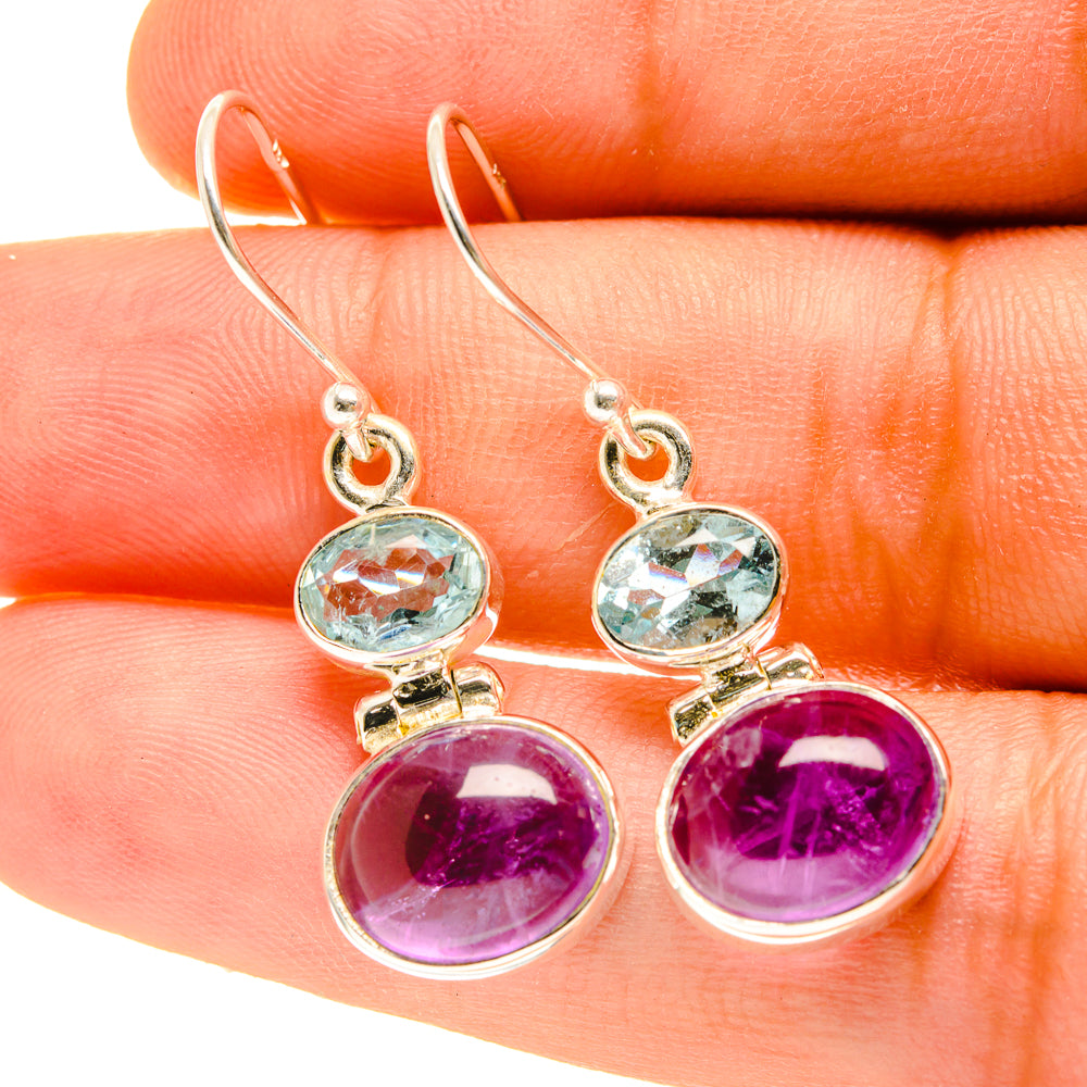 Amethyst Earrings handcrafted by Ana Silver Co - EARR417353