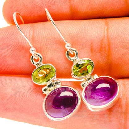 Amethyst Earrings handcrafted by Ana Silver Co - EARR417364