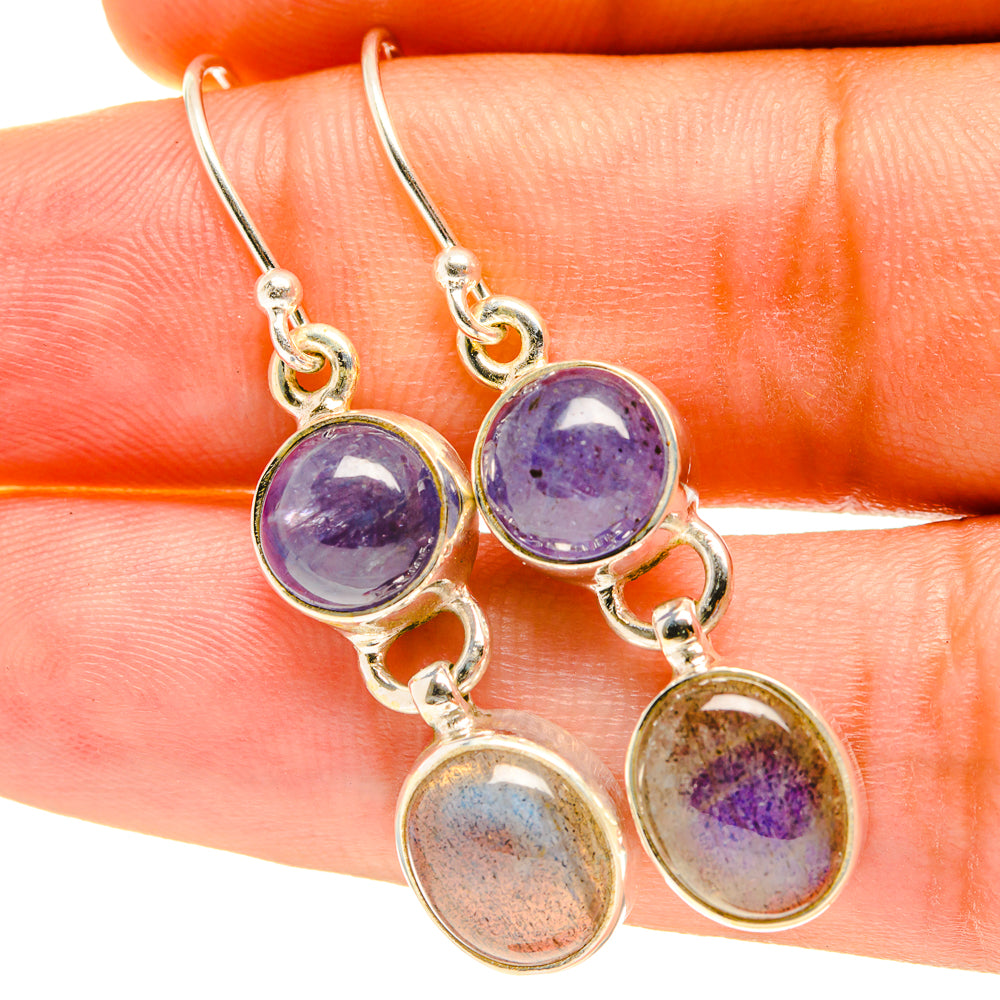 Labradorite Earrings handcrafted by Ana Silver Co - EARR417369