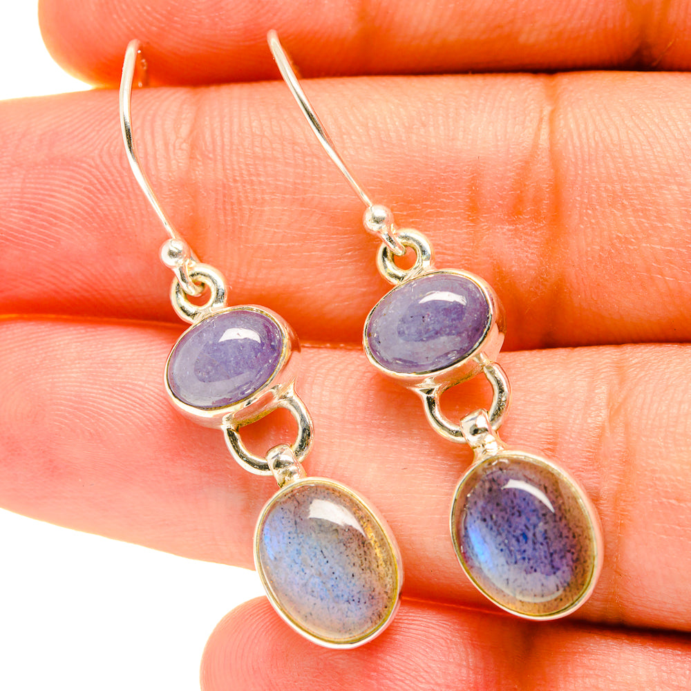Labradorite Earrings handcrafted by Ana Silver Co - EARR417392