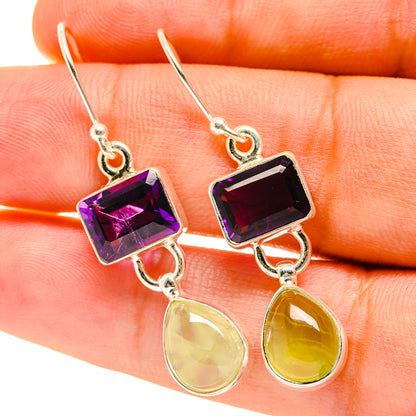 Prehnite Earrings handcrafted by Ana Silver Co - EARR417395