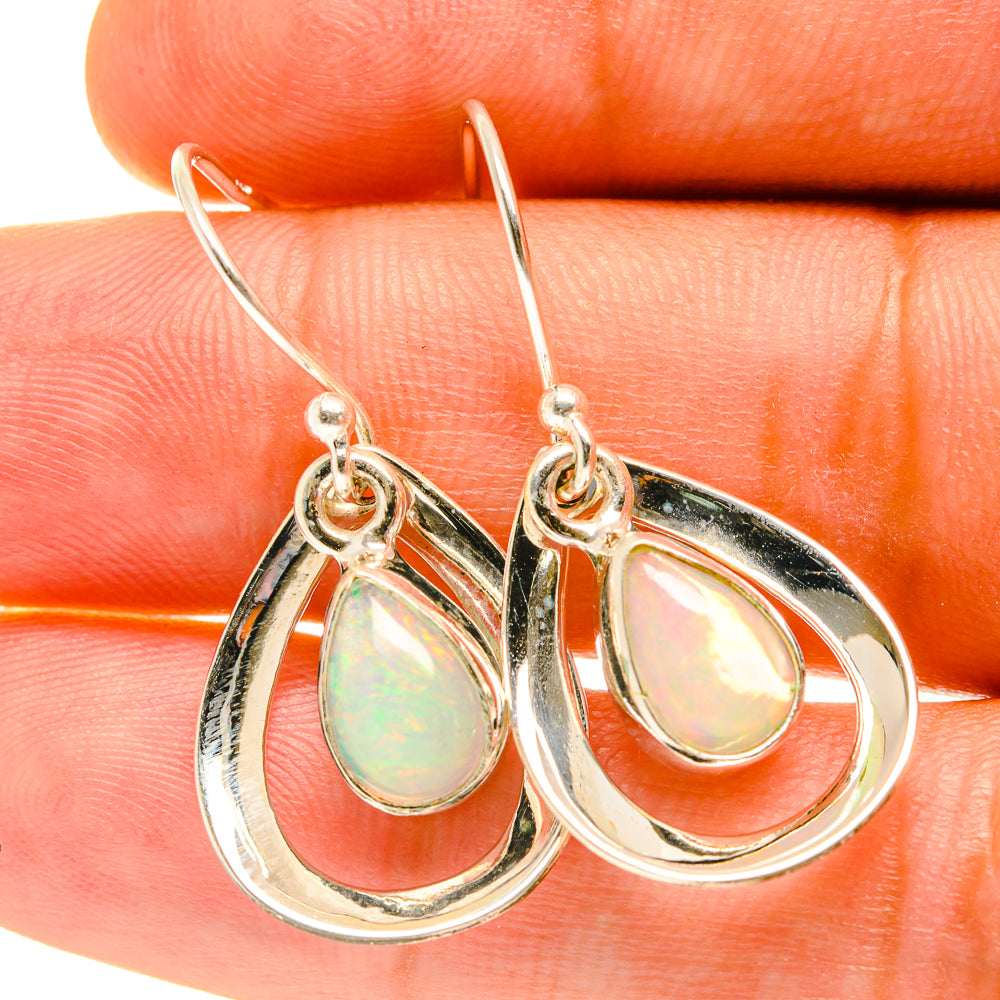 Ethiopian Opal Earrings handcrafted by Ana Silver Co - EARR417403