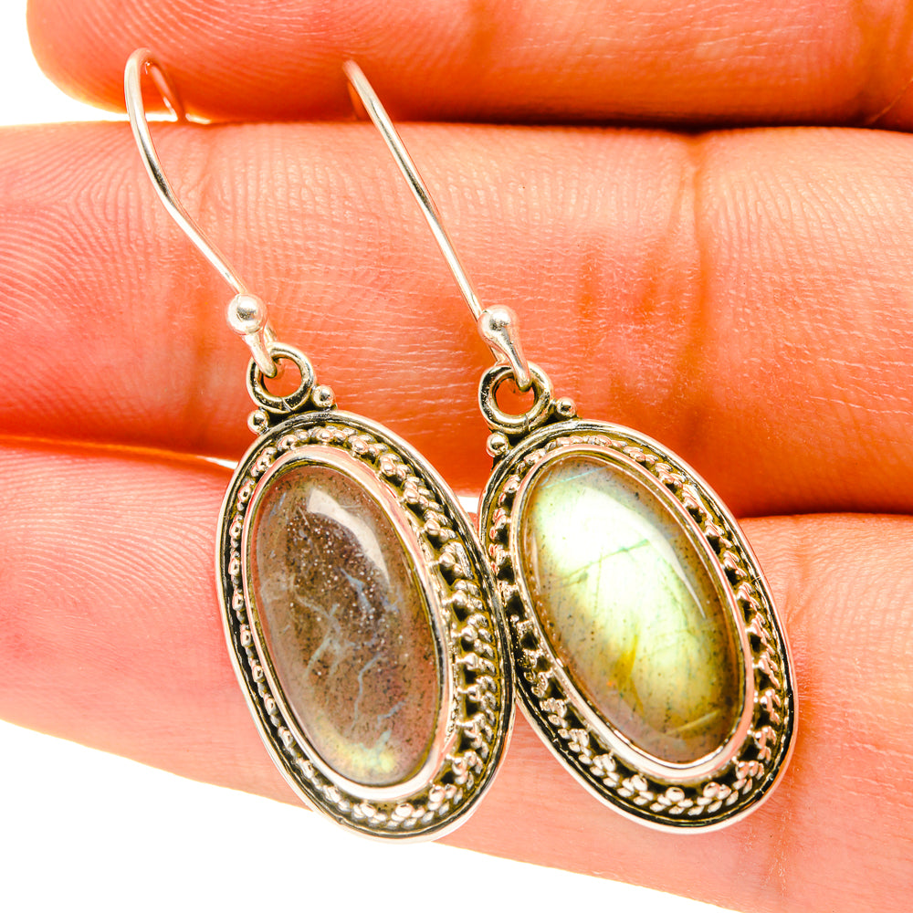 Labradorite Earrings handcrafted by Ana Silver Co - EARR417408