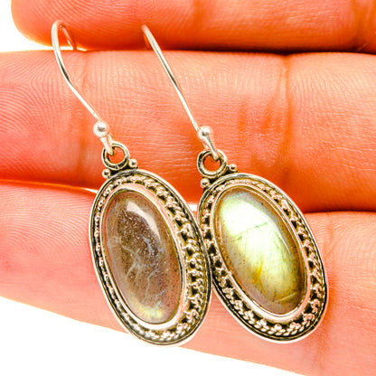 Labradorite Earrings handcrafted by Ana Silver Co - EARR417408