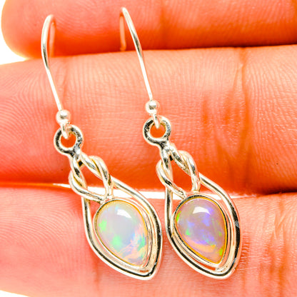 Ethiopian Opal Earrings handcrafted by Ana Silver Co - EARR417411