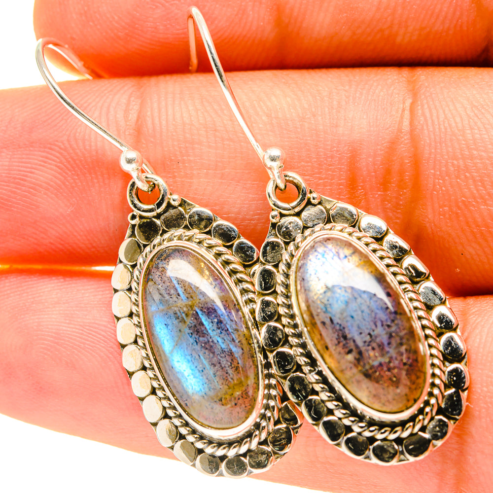 Labradorite Earrings handcrafted by Ana Silver Co - EARR417414
