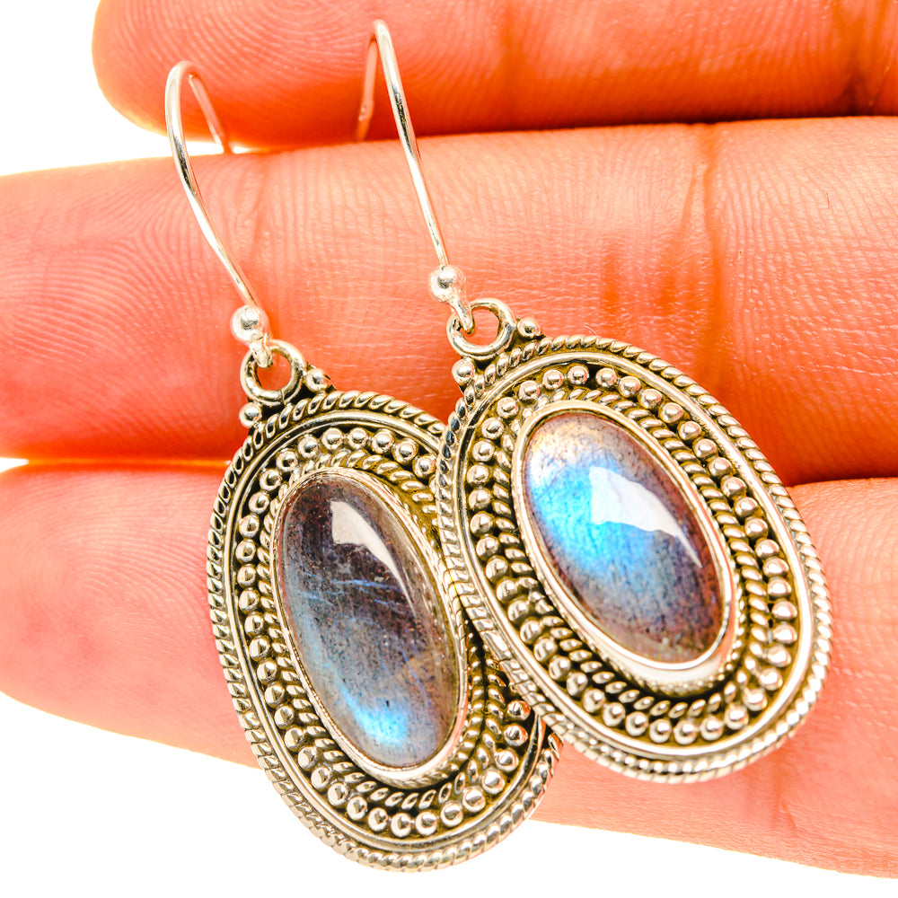 Labradorite Earrings handcrafted by Ana Silver Co - EARR417419