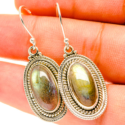Labradorite Earrings handcrafted by Ana Silver Co - EARR417420