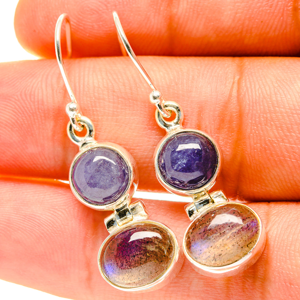Labradorite Earrings handcrafted by Ana Silver Co - EARR417423