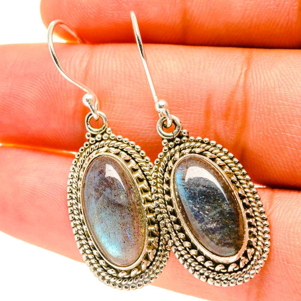 Labradorite Earrings handcrafted by Ana Silver Co - EARR417428