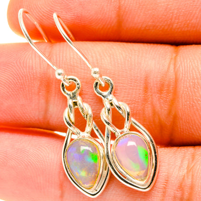 Ethiopian Opal Earrings handcrafted by Ana Silver Co - EARR417430