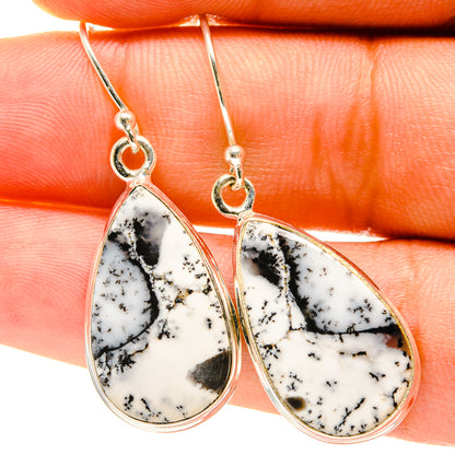 Dendritic Opal Earrings handcrafted by Ana Silver Co - EARR417433