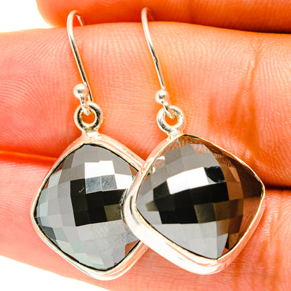 Hematite Earrings handcrafted by Ana Silver Co - EARR417444