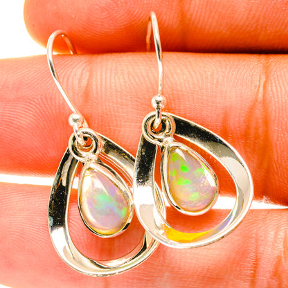 Ethiopian Opal Earrings handcrafted by Ana Silver Co - EARR417450