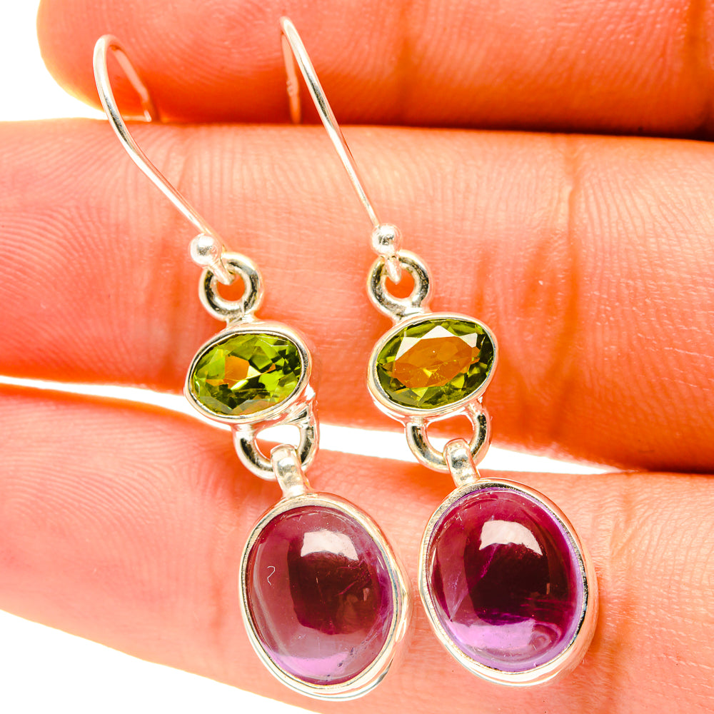Amethyst Earrings handcrafted by Ana Silver Co - EARR417457