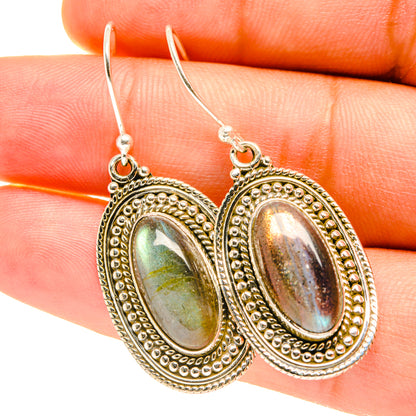 Labradorite Earrings handcrafted by Ana Silver Co - EARR417463