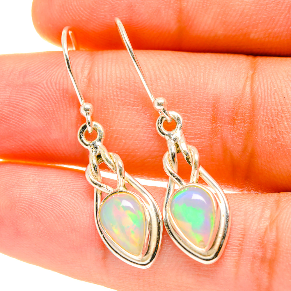 Ethiopian Opal Earrings handcrafted by Ana Silver Co - EARR417469