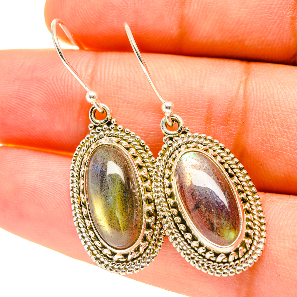 Labradorite Earrings handcrafted by Ana Silver Co - EARR417474