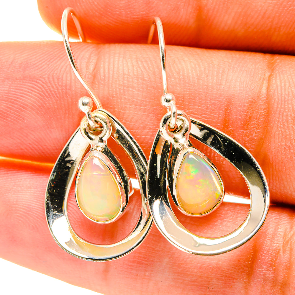 Ethiopian Opal Earrings handcrafted by Ana Silver Co - EARR417476