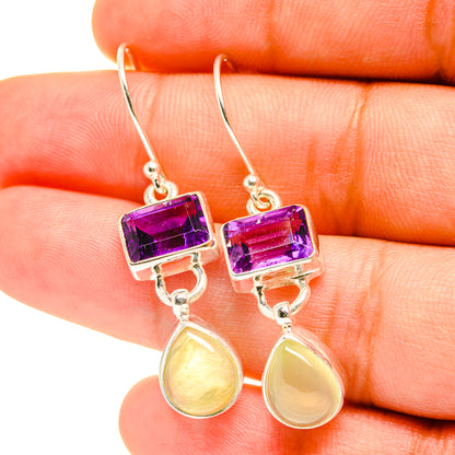 Prehnite Earrings handcrafted by Ana Silver Co - EARR417480