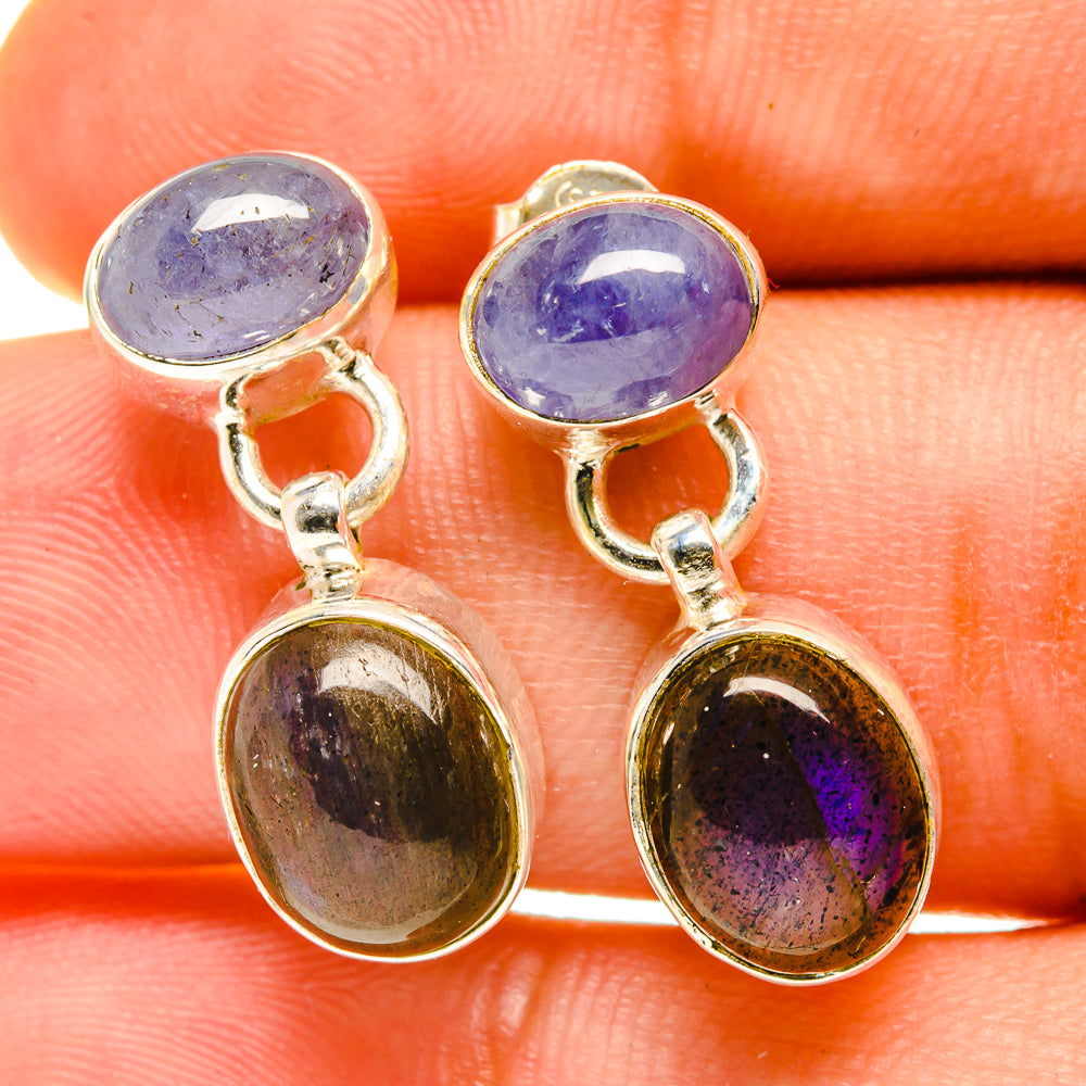 Labradorite Earrings handcrafted by Ana Silver Co - EARR417499