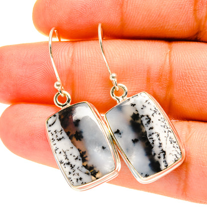 Dendritic Opal Earrings handcrafted by Ana Silver Co - EARR417500