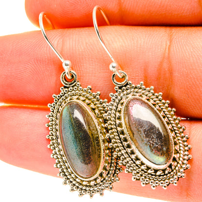 Labradorite Earrings handcrafted by Ana Silver Co - EARR417524