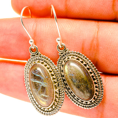 Labradorite Earrings handcrafted by Ana Silver Co - EARR417529