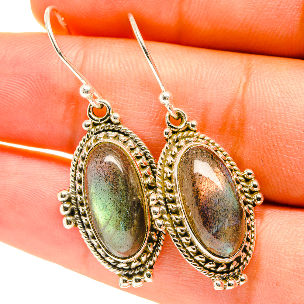 Labradorite Earrings handcrafted by Ana Silver Co - EARR417530