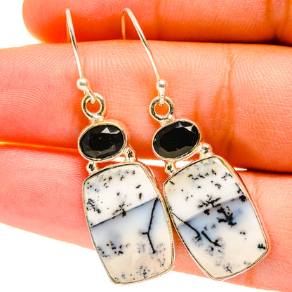 Dendritic Opal Earrings handcrafted by Ana Silver Co - EARR417546