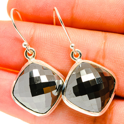 Hematite Earrings handcrafted by Ana Silver Co - EARR417552