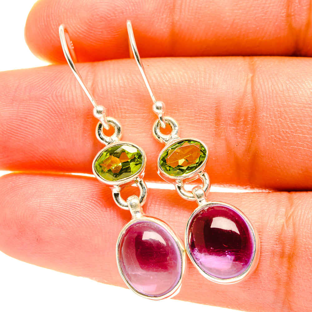 Amethyst Earrings handcrafted by Ana Silver Co - EARR417554