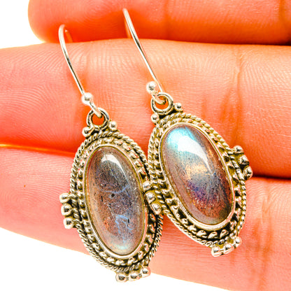 Labradorite Earrings handcrafted by Ana Silver Co - EARR417556