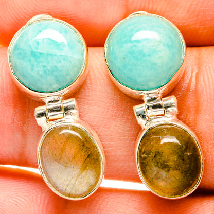 Labradorite Earrings handcrafted by Ana Silver Co - EARR417594