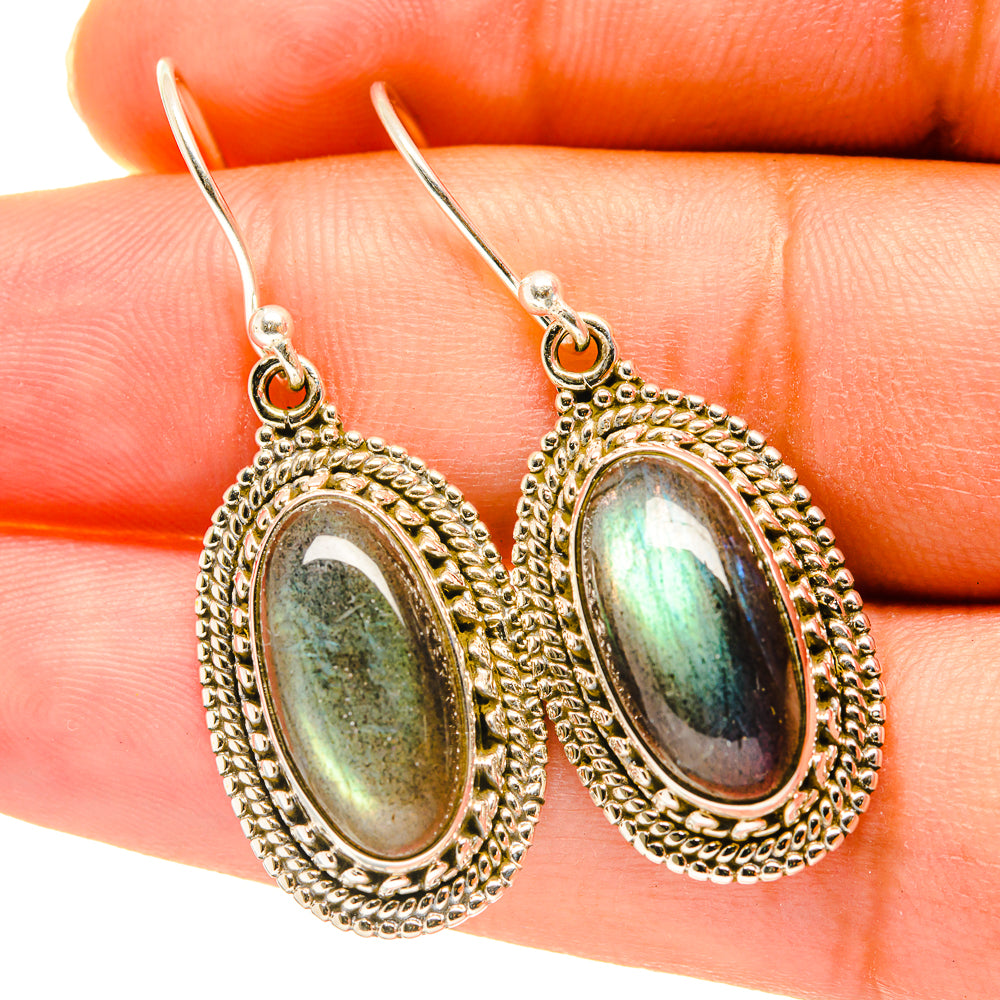 Labradorite Earrings handcrafted by Ana Silver Co - EARR417600