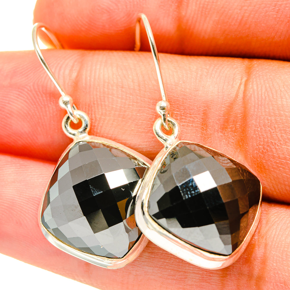 Hematite Earrings handcrafted by Ana Silver Co - EARR417603