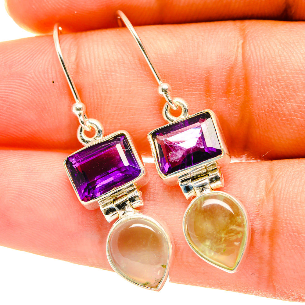 Prehnite Earrings handcrafted by Ana Silver Co - EARR417628