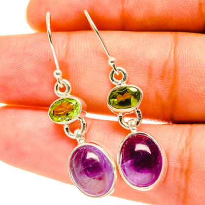 Amethyst Earrings handcrafted by Ana Silver Co - EARR417633