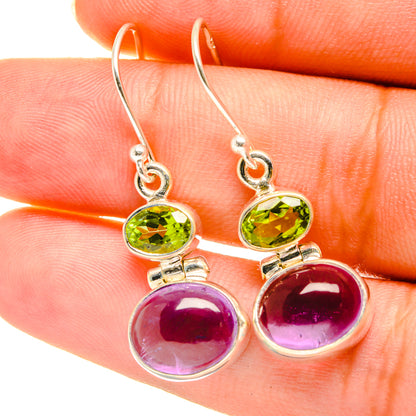 Amethyst Earrings handcrafted by Ana Silver Co - EARR417639
