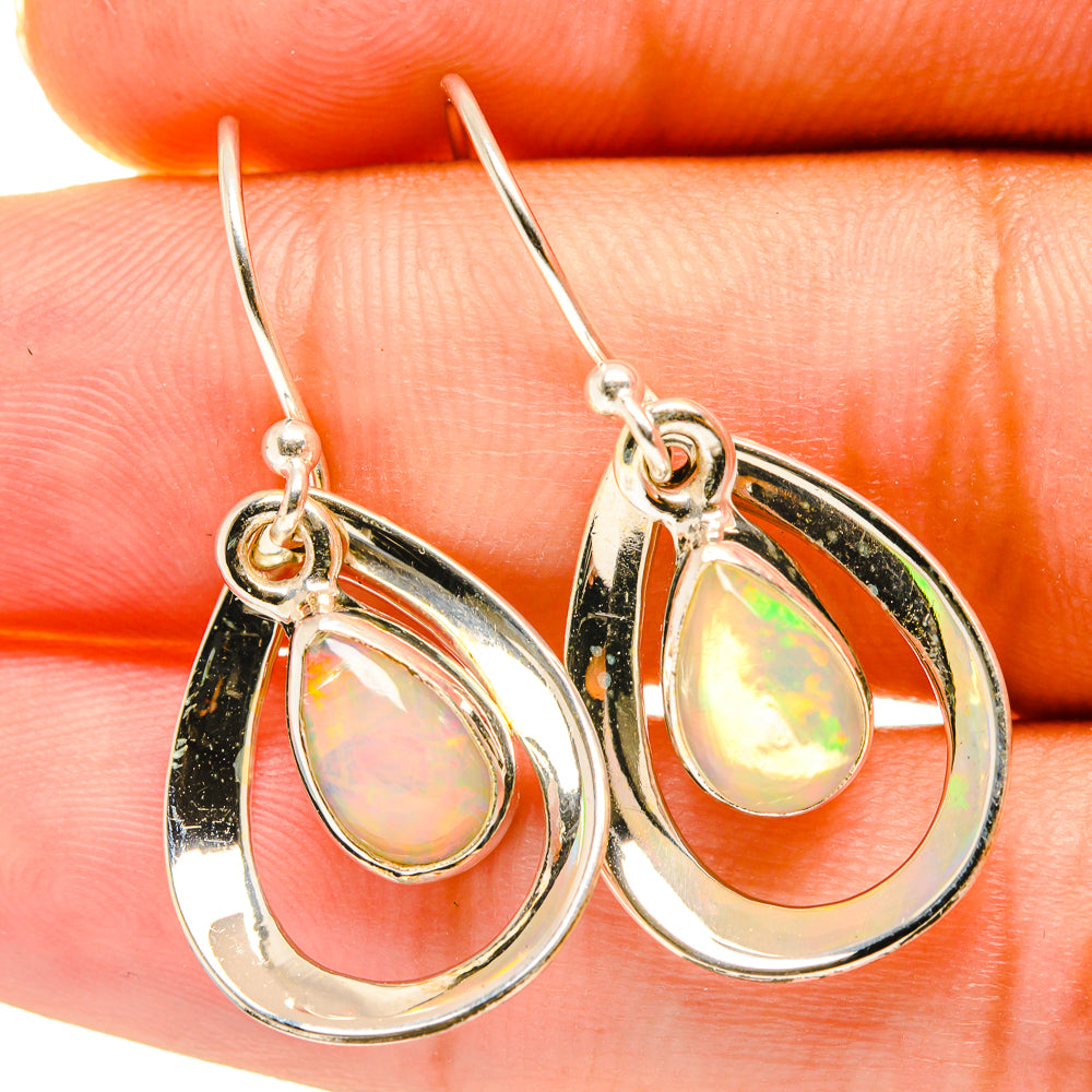 Ethiopian Opal Earrings handcrafted by Ana Silver Co - EARR417654
