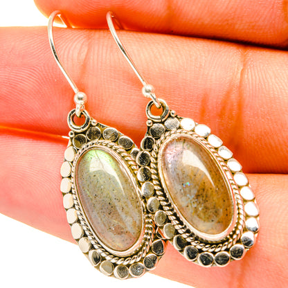 Labradorite Earrings handcrafted by Ana Silver Co - EARR417658