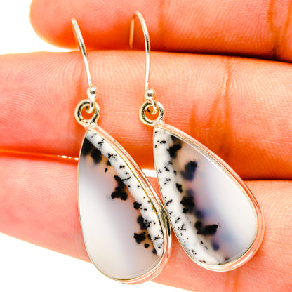 Dendritic Opal Earrings handcrafted by Ana Silver Co - EARR417659