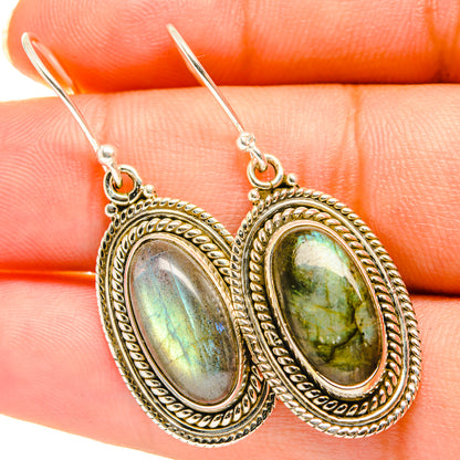 Labradorite Earrings handcrafted by Ana Silver Co - EARR417681