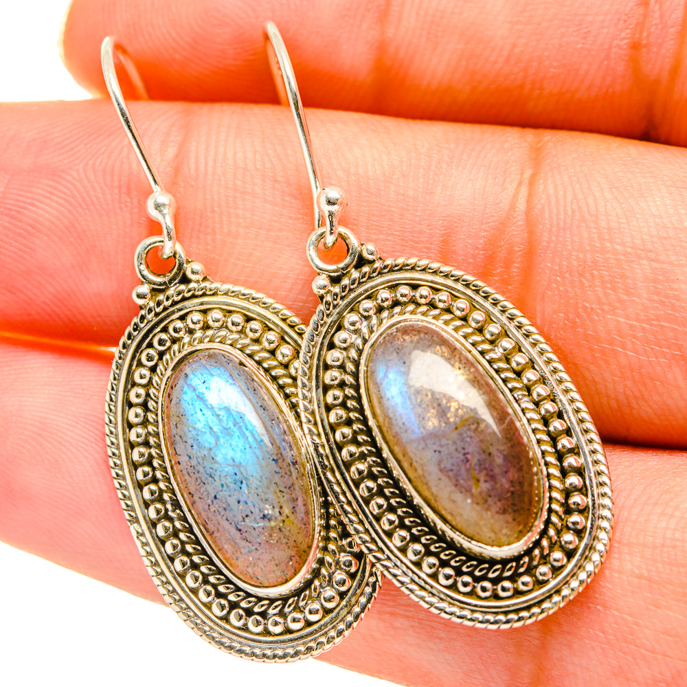 Labradorite Earrings handcrafted by Ana Silver Co - EARR417688