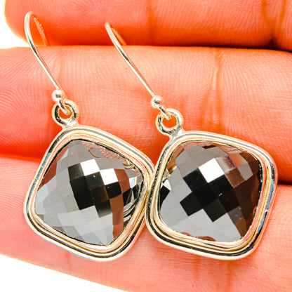 Hematite Earrings handcrafted by Ana Silver Co - EARR417696