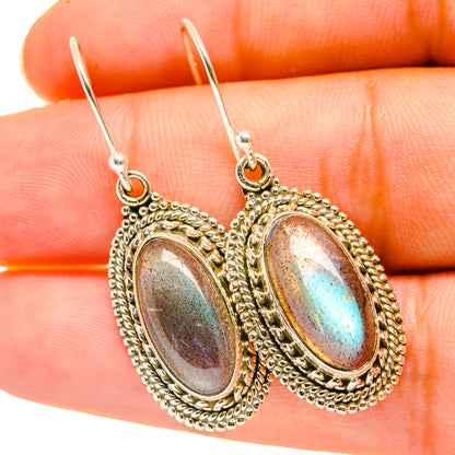 Labradorite Earrings handcrafted by Ana Silver Co - EARR417701