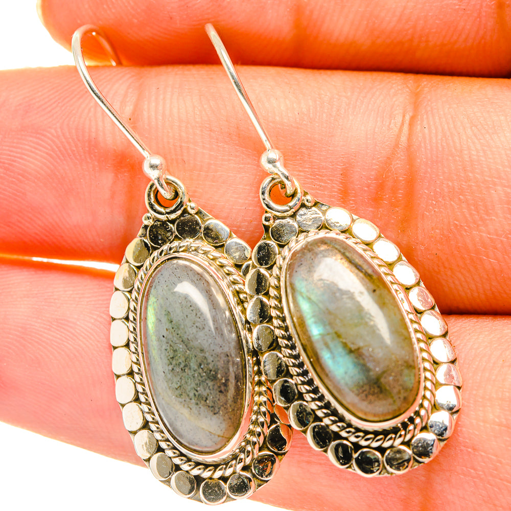 Labradorite Earrings handcrafted by Ana Silver Co - EARR417707