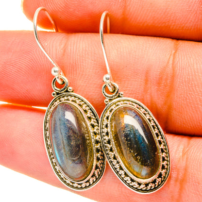 Labradorite Earrings handcrafted by Ana Silver Co - EARR417715