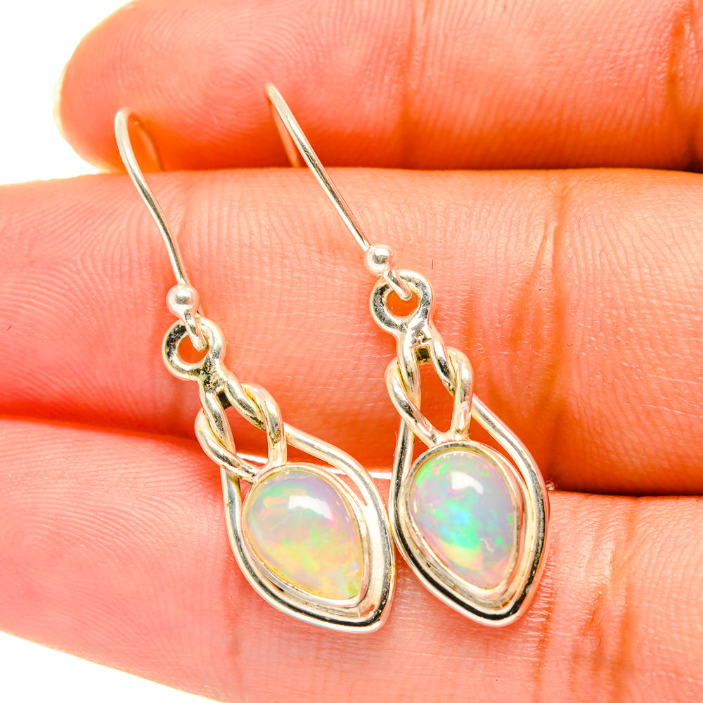 Ethiopian Opal Earrings handcrafted by Ana Silver Co - EARR417726