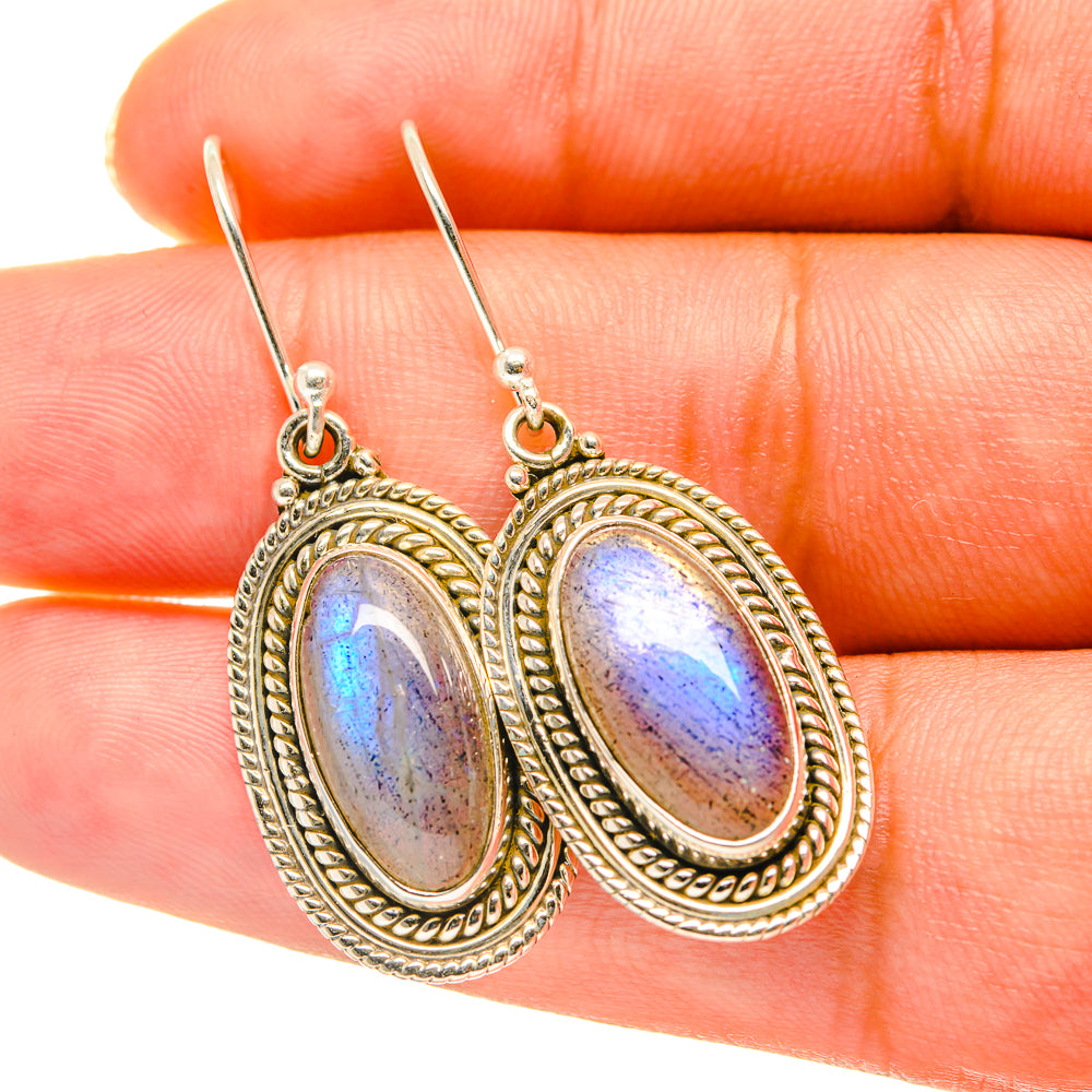 Labradorite Earrings handcrafted by Ana Silver Co - EARR417738